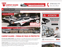 Tablet Screenshot of carpatguard.ro